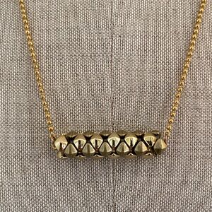 wxyz gold necklace